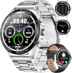 Montre Connectée Homme,1.32'' Smartwatch Avec Appel Bluetooth/Numérotation,Montre Intelligente Sports Etanche,Fréquence Cardiaque,Sommeil,Podomètre Calorie,Montre De Fitness Pour Android Ios