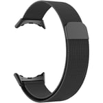 Google Pixel Watch Stainless Steel Mesh Strap Magnetic Black