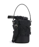 Marimekko Unikko Imprint Nano 3D Bucket bag musta