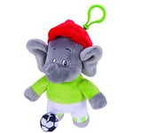 Jazwares 10832 Benjamin Blümchen comme Football Peluche avec Son et Clip 10 cm