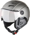 ALPINA Unisexe - Adultes, JUMP 2.0 QV Casque de ski, gunmetal matt, 52-54 cm