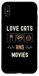 Coque pour iPhone XS Max Chats amoureux des chats et films chatons animaux de compagnie hommes femmes