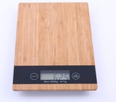 Kitchen Scales,Digital Cooking Scales,Bamboo Panel Surface And ABS Plastic,High-precision Food Scales,for Home Kitchen Office Use,Weigh Food 5 Kg