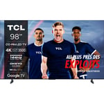 TV QD Mini-LED Tcl 98C89B 248 cm 4K UHD 2024 Aluminium brossé