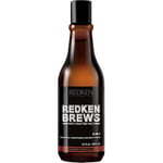 Redken, Shampoing 3-en-1, N&toyant & Hydratant, Cheveux & Corps, Brews, 300 ml