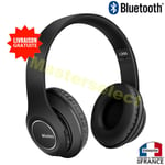 CASQUE AUDIO BLUETOOTH 4.2 AVEC LECTEUR DE CARTE MICROSD RADIO FM SANS FIL L300 