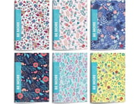 Notebook A4/48K Line Be More Flor (10Pcs)