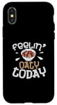 iPhone X/XS Feelin’ Oaty Today Funny Oatmeal Enthusiast Cereal Breakfast Case