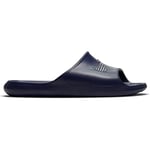 NIKE Men's Nike Victori One Shower Slide Sneakers, Midnight Navy White Midnight Navy, 5.5 UK