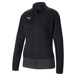 PUMA Women's teamGOAL 23 Training Jacket W Track Black-Asphalt, Large