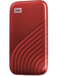 WD My Passport SSD - 1TB - Red