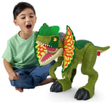 Imaginext Jurassic World Attack Dilophosaurus Dinosaur Toy