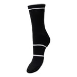 Nike Nikye Men Court Essentials Crew Socks - Black/White/(White), Large