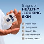 3 X NIVEA MEN Sensitive Post Shave Balm (100ml), with Chamomile and Vitamin E