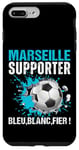 Coque pour iPhone 7 Plus/8 Plus Marseille Supporter Football Cadeau Fan Foot Marseillais