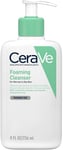 Cerave Foaming Cleanser for Normal to Oily Skin 236Ml with Niacinamide and 3 Ess