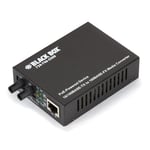 Black box BLACK BOX LPD500 SERIES FAST ETHERNET (100-MBPS) POE PD MEDIA CONVERTER - 10/100-MBPS COPPER TO 100-MBPS MULTIMODE FIBER, 1310NM, 2KM, ST (LPD501A)