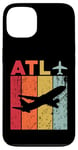 Coque pour iPhone 13 ATL Aéroport Hartsfield Jackson d'Atlanta