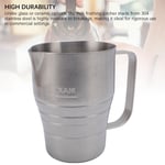 Milk Frothing Pitcher Easy Pouring Stylish Look 304 Stainless Steel Milk Frother