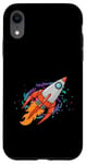 Coque pour iPhone XR Exploration de galaxies lointaines dans un vaisseau spatial