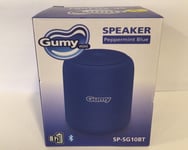 JVC Gumy Mini Speaker Blue Wireless Bluetooth Portable Lightweight SP-SG10BT