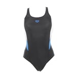 Maillot De Bain 1 Pièce Arena Women S Swimsuit V Back Panel Noir