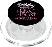 Fête d'anniversaire assortie pour la famille Diva Queens Femmes Filles PopSockets PopGrip pour MagSafe