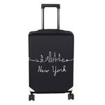 Explore Land Housse de Protection de Valise de Voyage pour Bagages de 45,7 à 81,3 cm, New York, XL(31-32 inch Luggage)