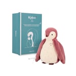 KALOO – Complices – Doudou bruits Blanc bébé et enregistreur Vocal - Manchot Rose - 25 cm - Dès la Naissance,K212005