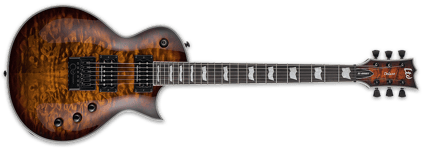 LTD EC-1000 EVERTUNE Dark Brown Sunburst