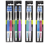 8 MIX Toothbrush Reach Listerine Interdental Firm & Medium (4 x Twin Pack)