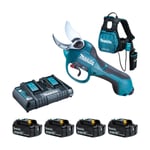 Makita DUP362PF-4 Twin 18v Pruning Shears (4x3Ah)