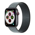 Apple Watch 5 (44mm) Nylon Armband - Storm Grey