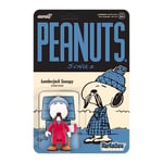 SUPER7 - Peanuts W5 SNOOPIES Figurine de bûcheron Snoopy Reaction