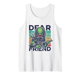 Vintage Dear Friend Predator and Kid Alien Tank Top