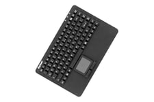 Keysonic KSK-5230 IN - tastatur - med touchpad - USA - sort/hvid Indgangsudstyr