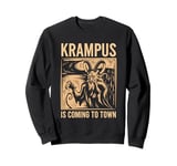 Krampus Is Coming To Town Christmas Monster Men Women Kids Sweatshirt