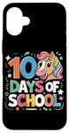 Coque pour iPhone 16 Plus Célébration de la licorne des 10 jours d'école