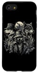 Coque pour iPhone SE (2020) / 7 / 8 Loup Alpha Loup-garou Meme Male Art Artwork Werewolf Wolf