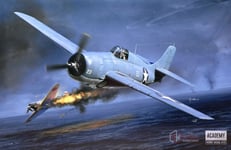 Academy 1/48 US Navy F4F-4 Wildcat Battle of Midway Fighter Aircraft - 12355