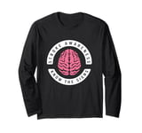 Stroke Awareness Know The Signs Human Brain Long Sleeve T-Shirt