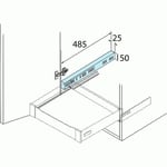 Baguette de distance pour tiroir InnoTech Atira HETTICH