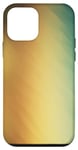 Coque pour iPhone 12 mini Marron jaune turquoise dégradé