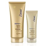 Dove Unilever Derma Spa Body Lotion, 200ml with Face Cream Summer Revived Fair to Medium, 75ml, 2 Piece Set