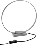 7,5W LED Action Lampe de Table Cristal Rond Argent 660 Lumen Avec : 1x 3