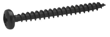 Träskruv rxh svart 4 x 20 mm 10-pack heco