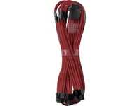 Cablemod Cablemod C-Series Pro Modmesh 12Vhpwr To 3X Pci-E Kabelis For Corsair - 60Cm, Dark Red