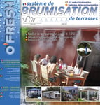 O'FRESH - Brumisateur Terrasse - Brumisateur Extérieur avec 6 Buses en Laiton - 6 mètres, Dont 3 Mètres avec Buses - Fixations Incluses