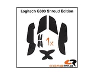 Corepad Grips till Logitech G303 Shroud Edition - Svart