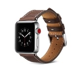 Apple Watch Ultra 2 49mm Armband i äkta läder, brun